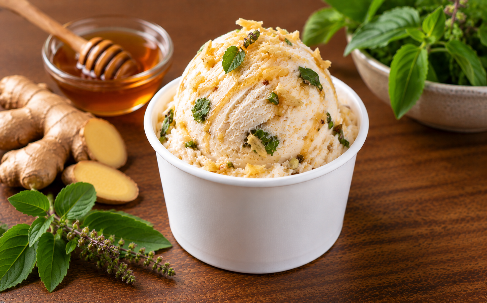 Honey Herb Harmony (Aadu Tulsi Madh)